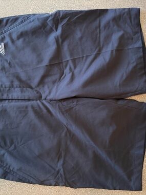 adidas Black Men's Performance Shorts with Logo Tag